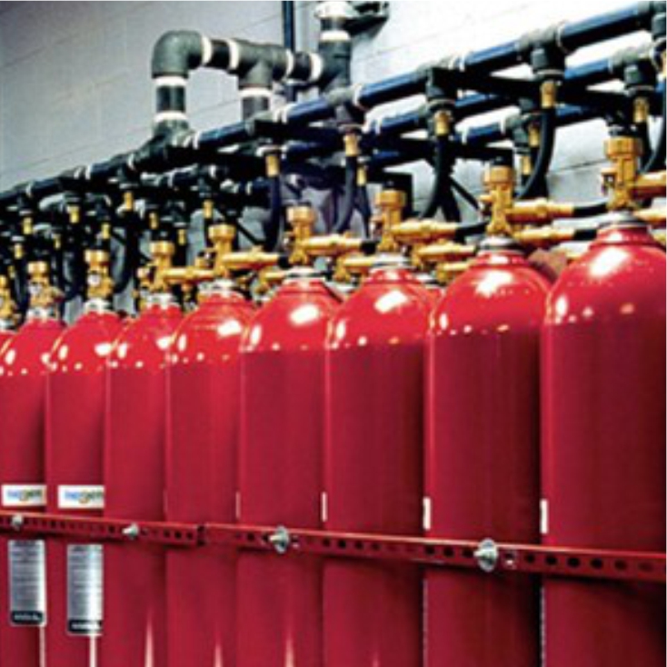 Fire Suppression System Gas Mixtures